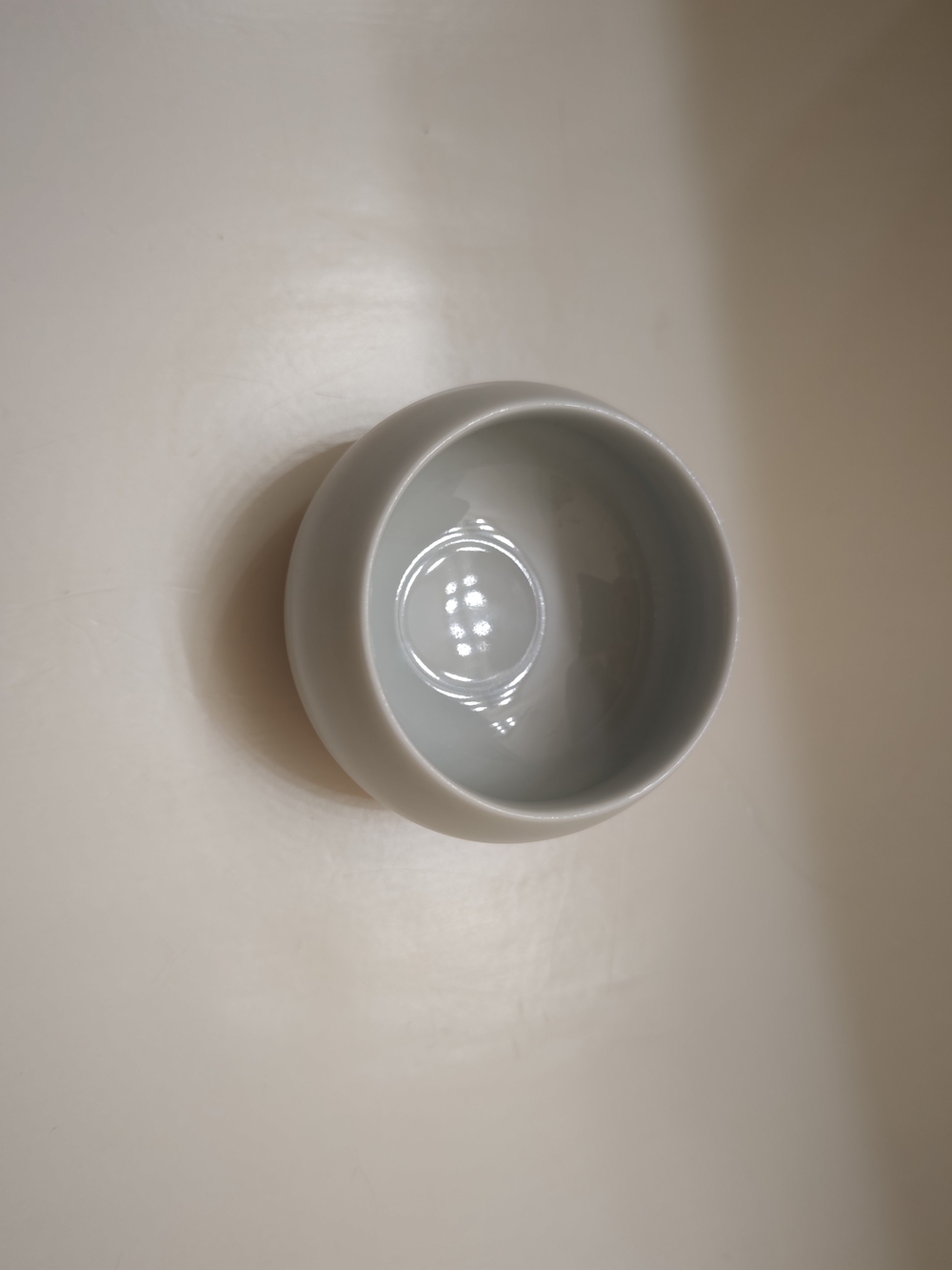 Ceramic Decorative Bowl in Light Gray - Home Art